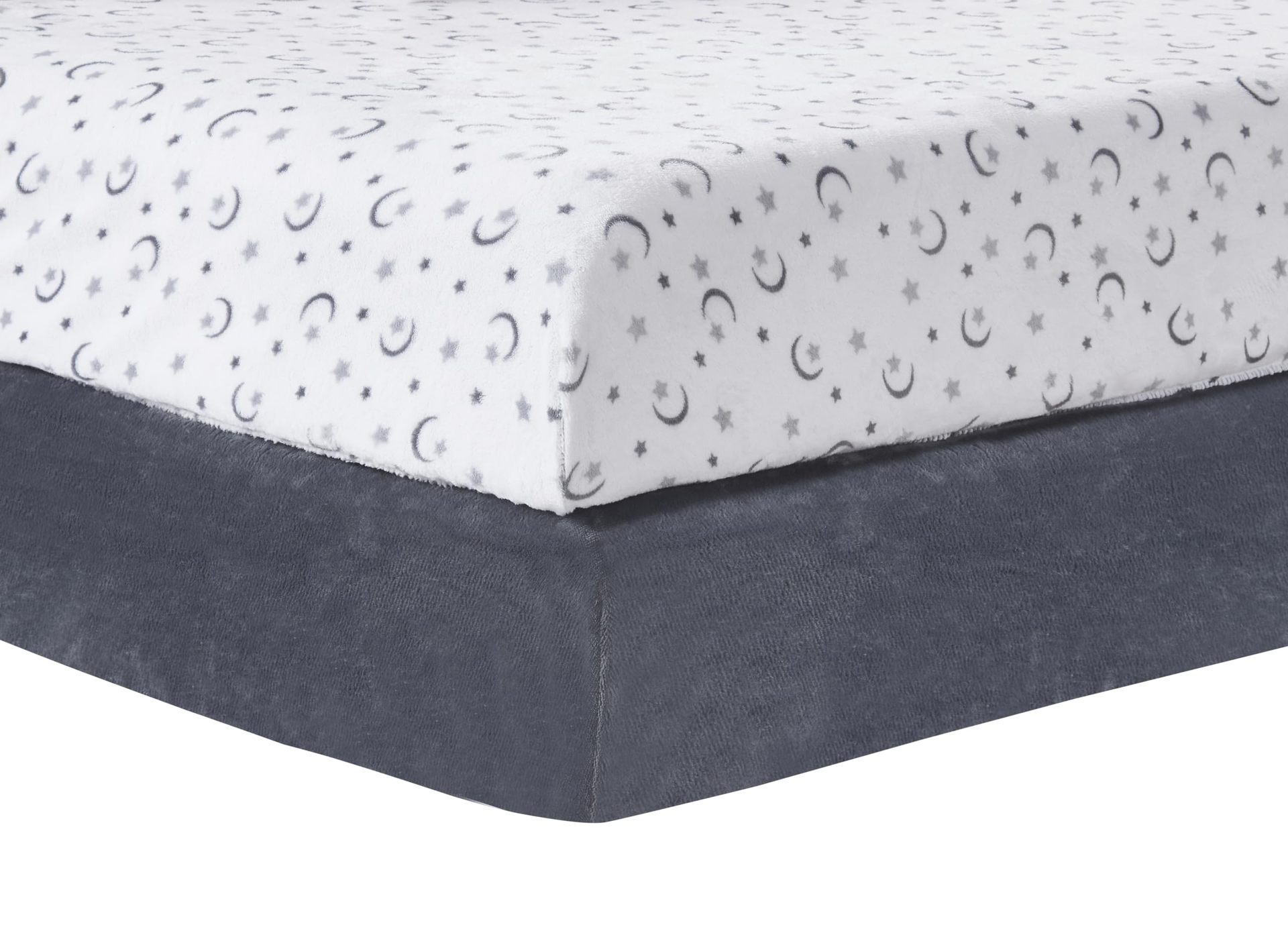 Grey White With Moon and Stars