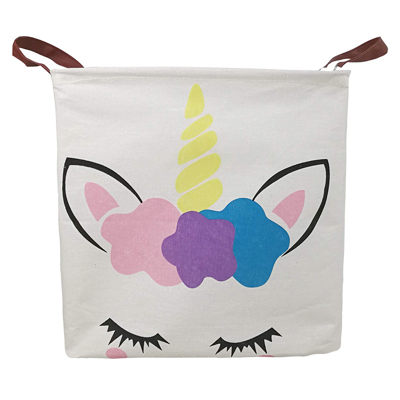 Cesta de almacenamiento de tela cuadrada juguetes domésticos cesta de almacenamiento Comercio exterior Amazon ropa sucia almacenamiento cesta