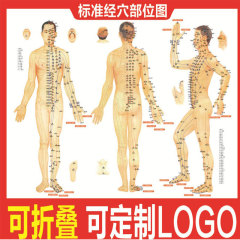 スポット卸売り人体ツボ図人体経絡ツボ図艾灸書艾灸参考図艾灸図艾灸書