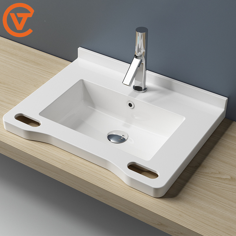DuPont Corian seamless integrated basin bathroom wash basin artificial stone medical kitchen cleaning sink undercounter Basin