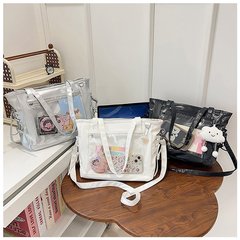 不带挂件装饰品拉链单肩斜挎包单肩斜挎包布2025年秋季时尚痛包大
