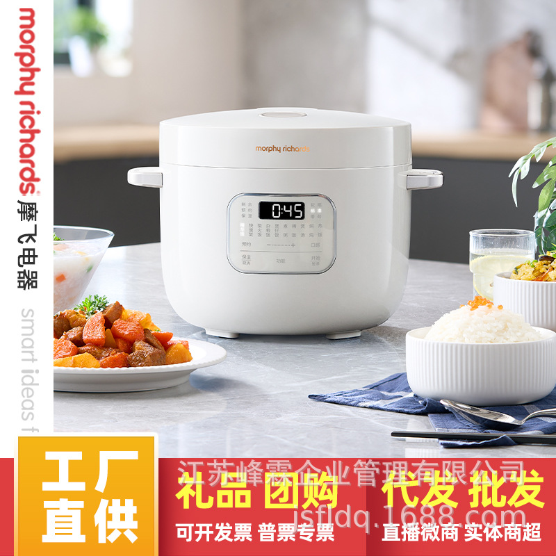 모페이 전기 밥솥 전기 밥솥 가정용 2.5L 미니 에나멜 유약 주전자 다기능 작은 밥솥 MR8502