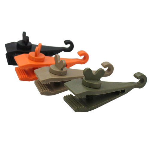 New Multifunctional Shark Clip Outdoor Camping Windproof Tent Fixing Clips, Tent Hooks, Awning Clips, Cross-border
