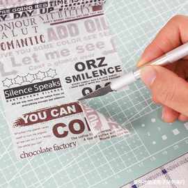 手帐橡皮章雕刻笔刀 手账和纸胶带切割垫板 学生手作美工裁纸刻刀