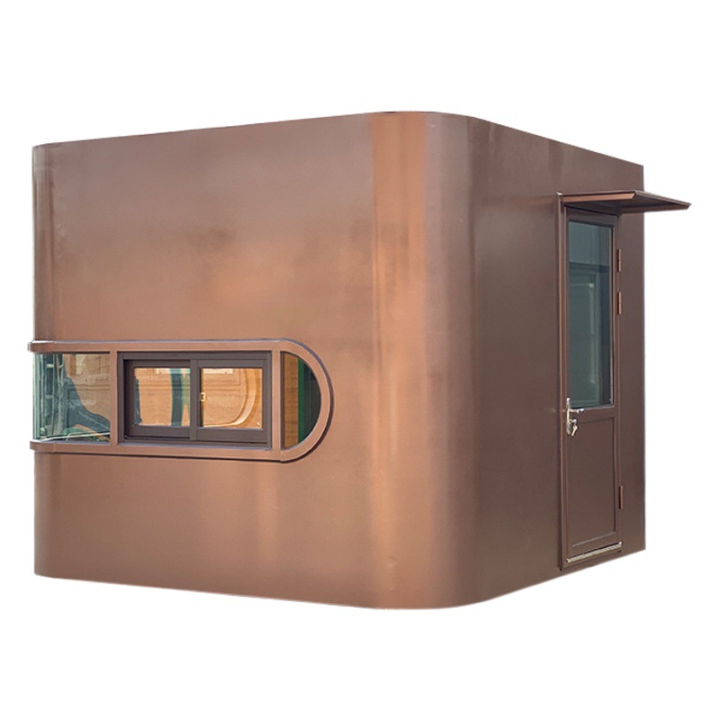 Kindergarten cabina de seguridad estacionamiento carga cabina de seguridad cabina de pintura de piedra real estructura de acero guardia sala de servicio