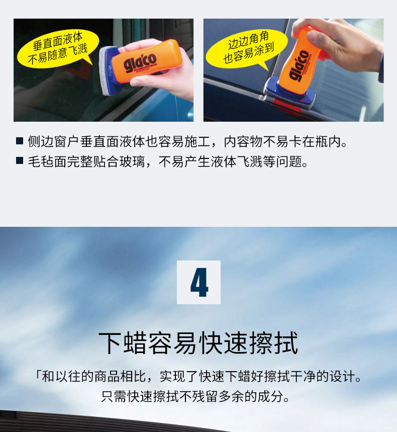 Japanese SOFT99 car glass rainproof agent water repellent hydrophobic coating coating agent car window rain enemy