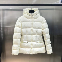 正确版蒙家新款秋冬羽绒服女短款加厚白鸭绒收腰显瘦连帽保暖外套