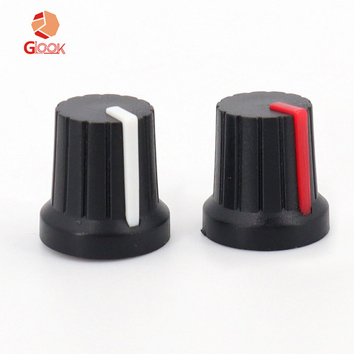 Potentiometer knob cover, plastic knob, cloverleaf handle potentiometer knob, power amplifier tone knob height increase, wholesale