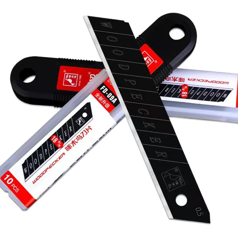Натуральные товары дятел универсальный нож лезвие FD-09A инструмент для резки бумаги 18 мм Большой Нож для обоев нож Промышленное использование