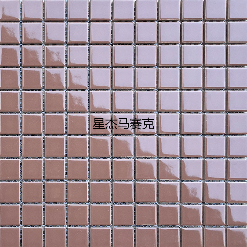 セラミックモザイク黒い別荘背景壁トイレ浴室キッチンリビングカフェバルコニー床タイル|undefined