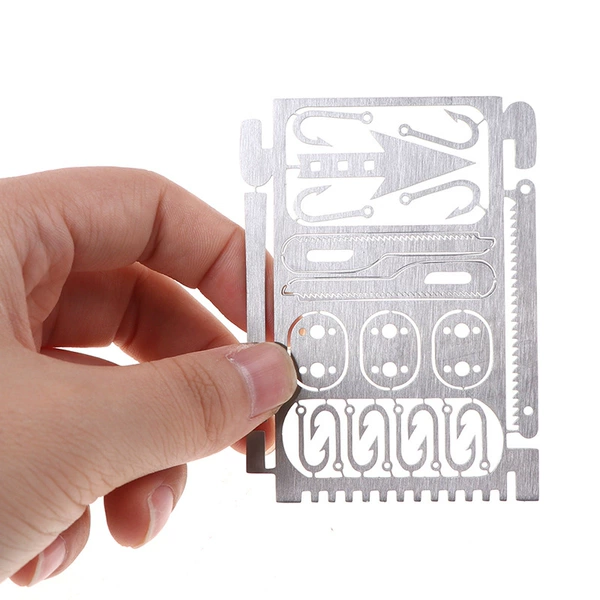 Combined fish hook card