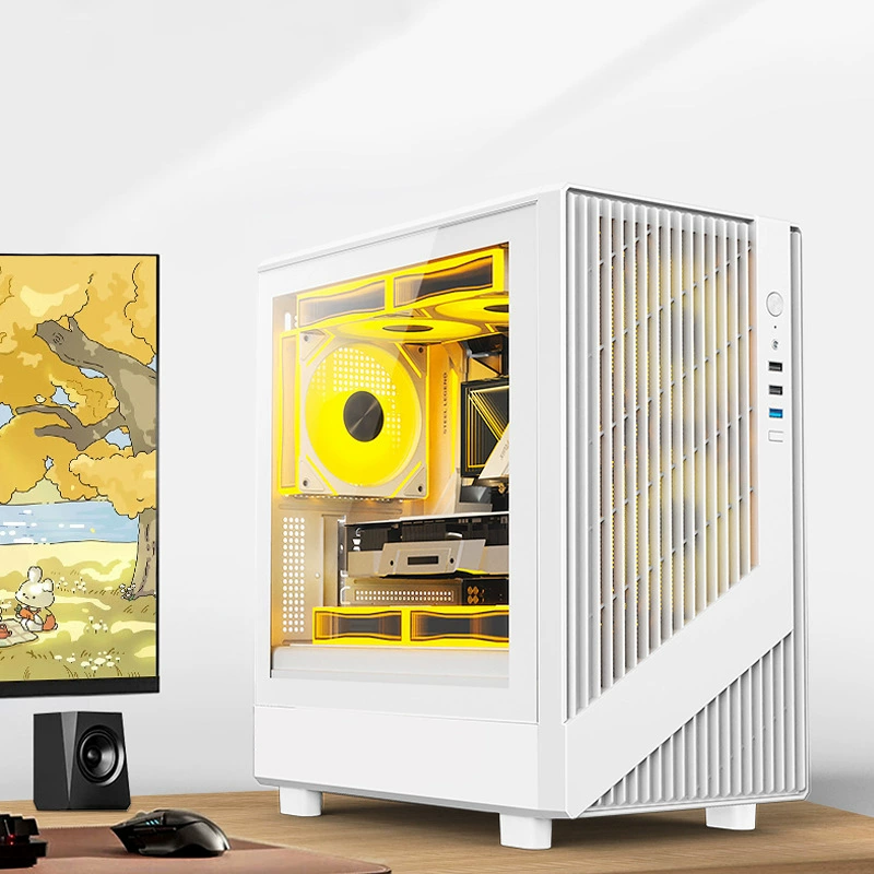 Корпус настольного ПК ATX боковая панель тщательно сквозь 3.0 игровое стекло размер хост воздух корпус блок питания вода и холодная обратная связь