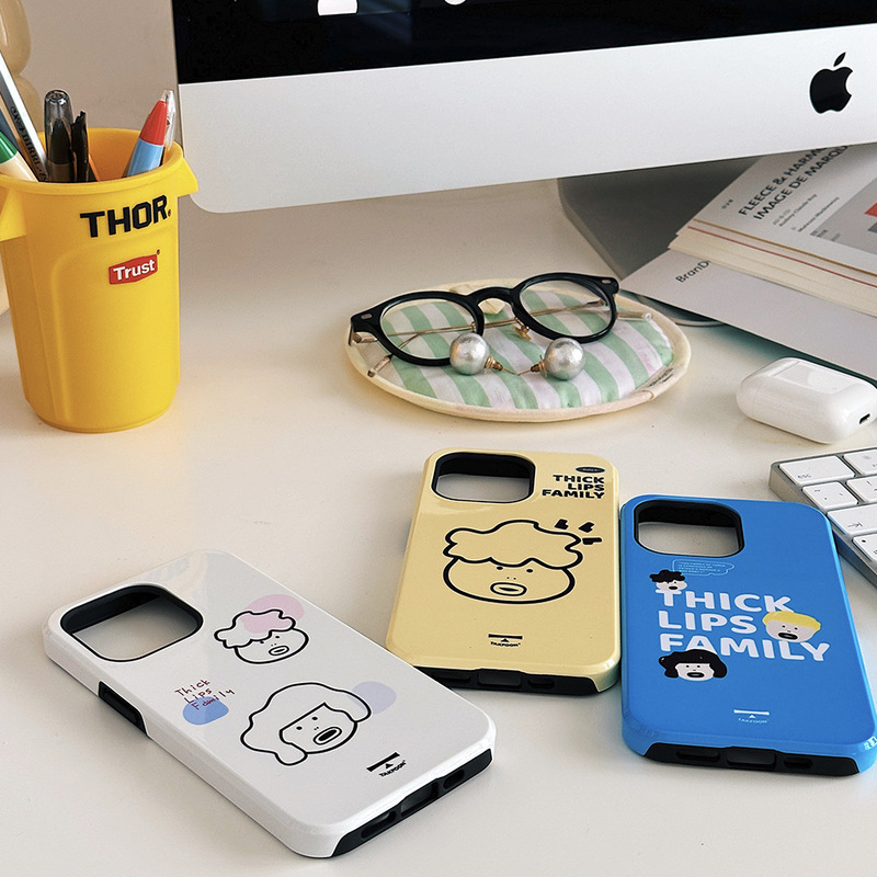 TAKFOON original design illustration ins-style Korean imported film two-in-one glossy double-layer phone case 16 TAKFOON original design illustration ins-style Korean imported film two-in-one glossy double-layer phone case 16