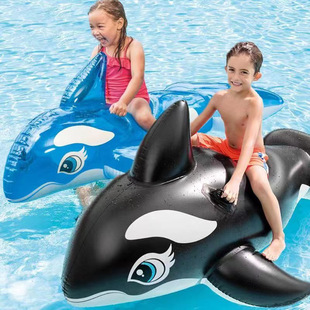 Blue Whale, Black Shark, Crocodile Animal Ride, Kidsren's Water Inflatable Toy, Ride-On Toy, Kidsren's Pool Float