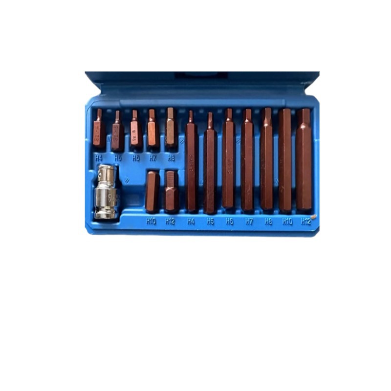 Juego de 40 puntas de destornillador – set de herramientas con llave hexagonal y adaptadores