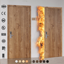 佛山优家实业定制澳标美标阻燃酒店客房门欧标英标免漆防火门