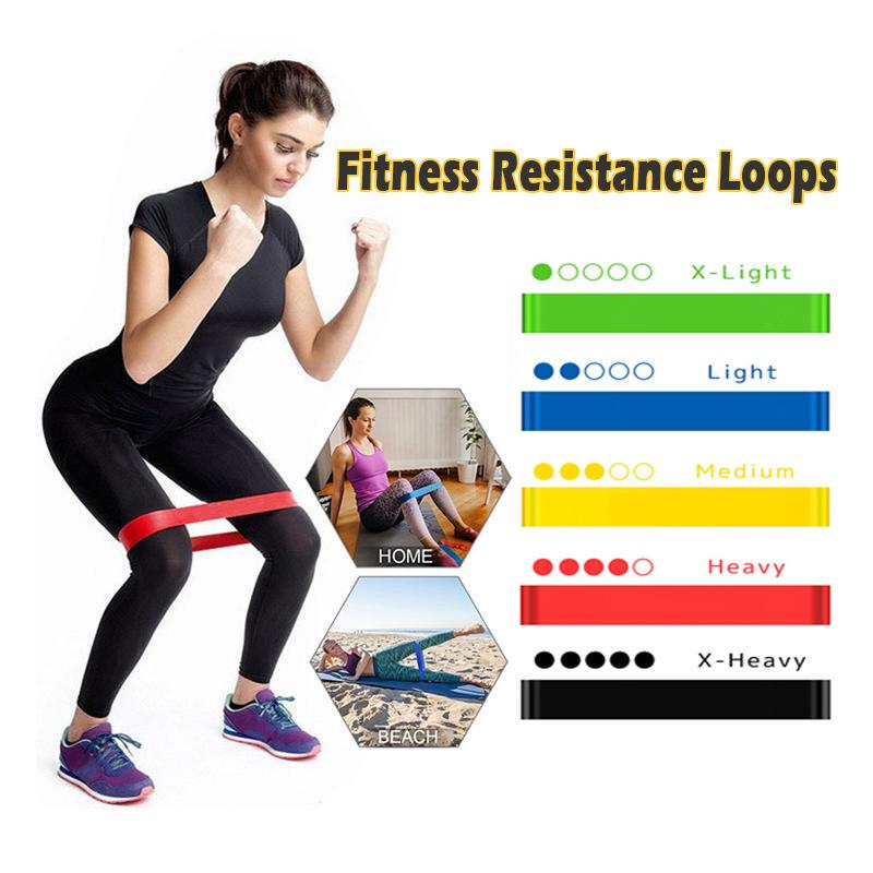 Resistance Band Yoga Rubber Fitness Resistance Loop Natural Latex Training Elastic Band Home Gym Physical Therapy