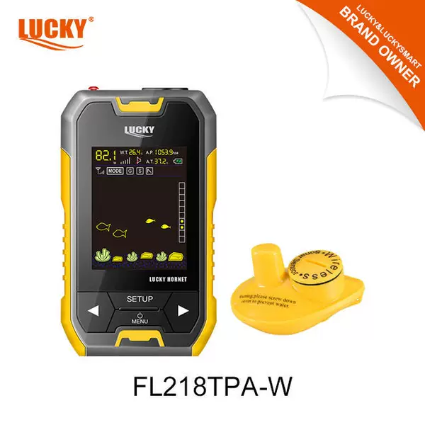 Lucky Fl218Tpa-W Wireless Color Screen Sonar Fish Finder Intelligent Fish Finder Cross-Border Outdoor