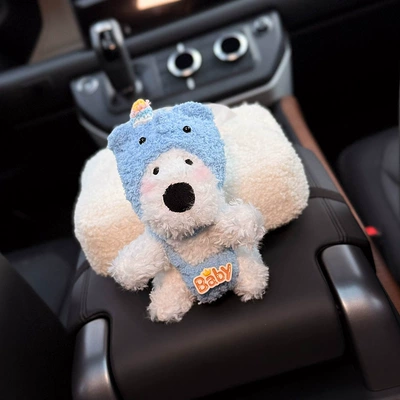 2025 New Model West Highland Car tissue box/set - blue-elephant-west-highland