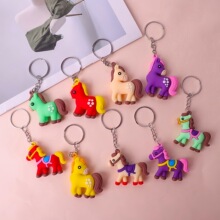 新款2026年马年系列钥匙扣挂饰包包情侣挂件马到成功钥匙孔批发