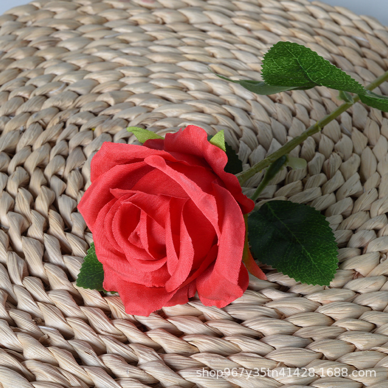 silk cloth light red