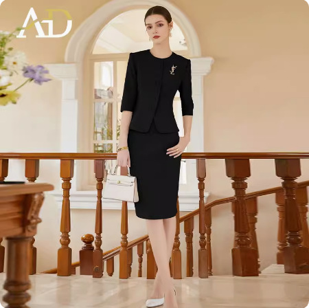 Black Suit Skirt