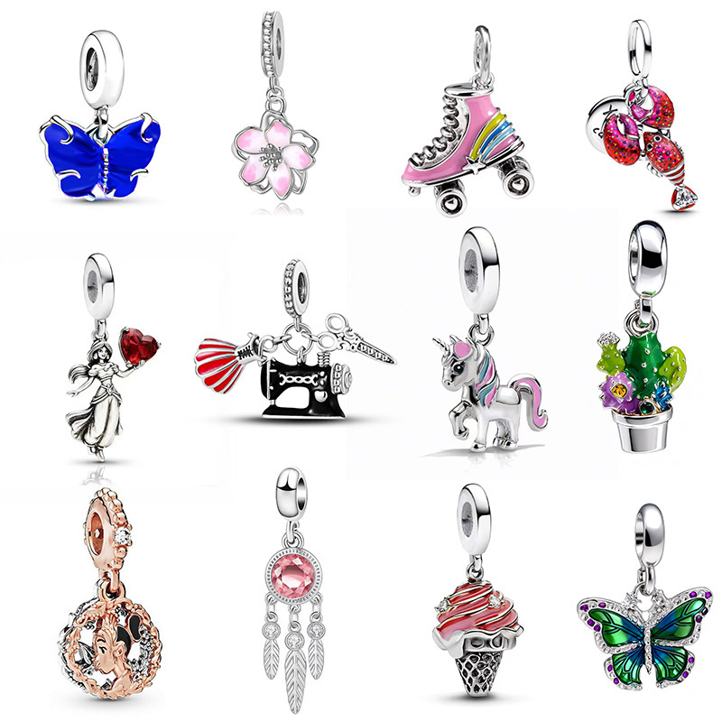 Spring Hot-Selling Panjia Exquisite Spring Flower DIY Cartoon Horse Year Lucky Horse Pendant Bracelet Jewelry Accessories Spring Hot-Selling Panjia Exquisite Spring Flower DIY Cartoon Horse Year Lucky Horse Pendant Bracelet Jewelry Accessories
