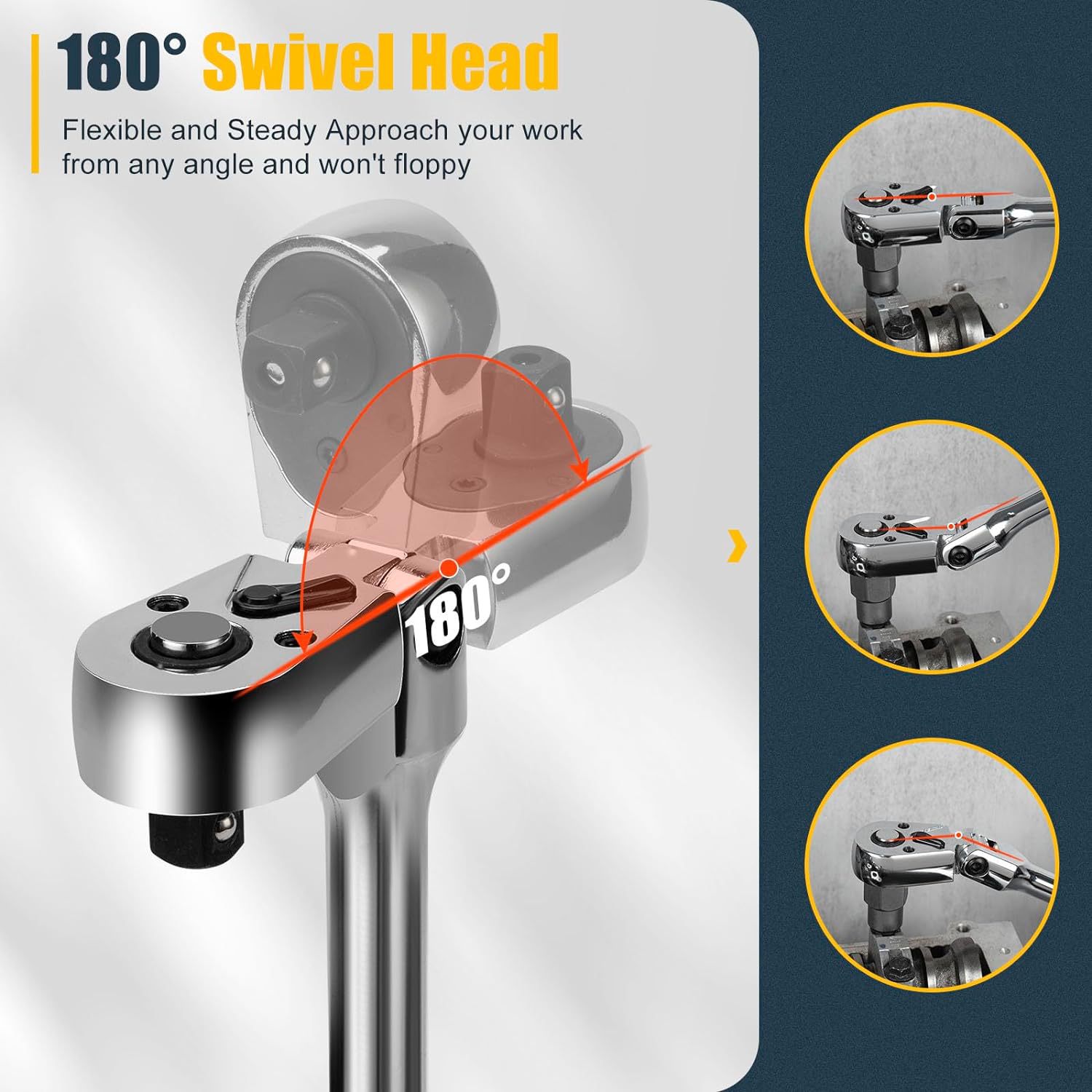 6 피스 플렉스 헤드 래칫 세트 세트 1 | 4