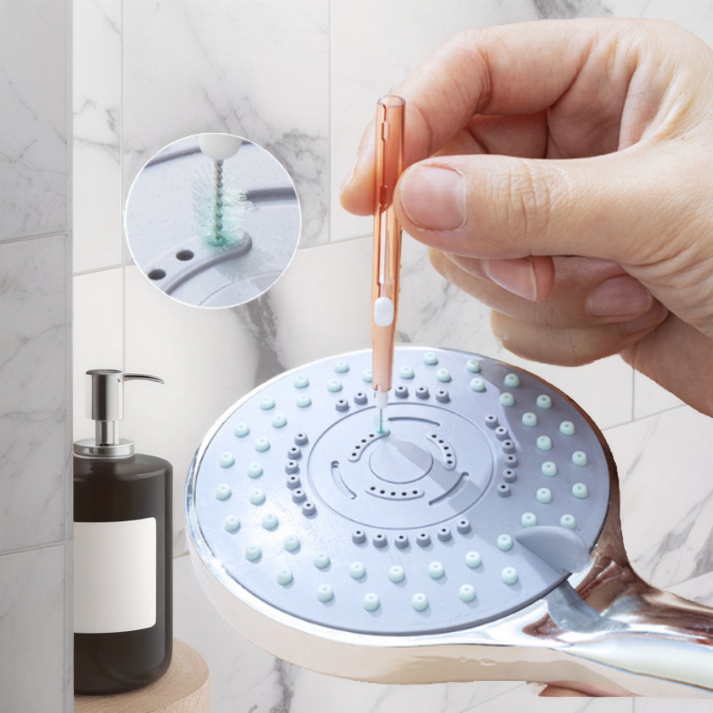 Japanese shower hole dredger household cleaning bathroom Lotus gap mobile phone hole cleaning brush anti-blocking brush artifact