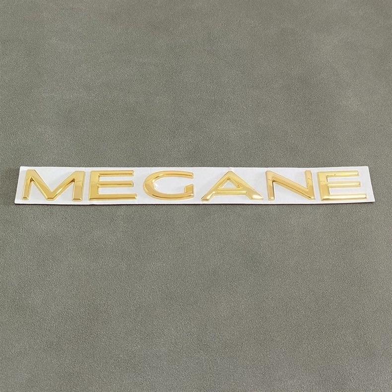 Suitable for Renault MEGANE, English modified trunk letter emblem, rear emblem sticker