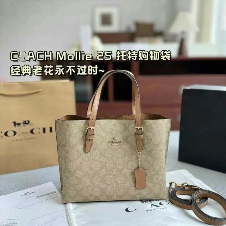 C Brand 2025 New Model Mollie25 Jasmine Tote Handbag Large Capacity Shopping Bag Commuter Shoulder Crossbody Bag