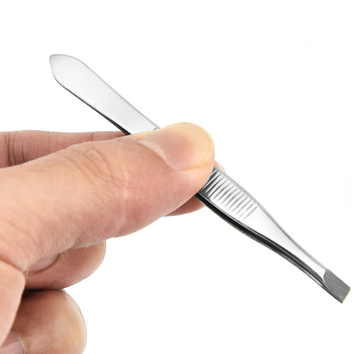 Stainless steel eyebrow pliers, eyelash curlers, eyebrow trimming clips, beauty and skin care makeup tools, eyebrow plucking clips wholesale