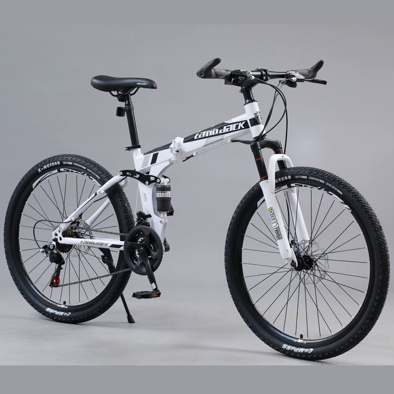 Shock-absorbing folding mountain mountain bike