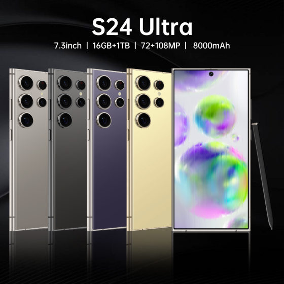 Cross-border mobile phone S24 Ultra built-in pen 7.3 inch large screen Android 14 foreign trade hot explosions smart phone