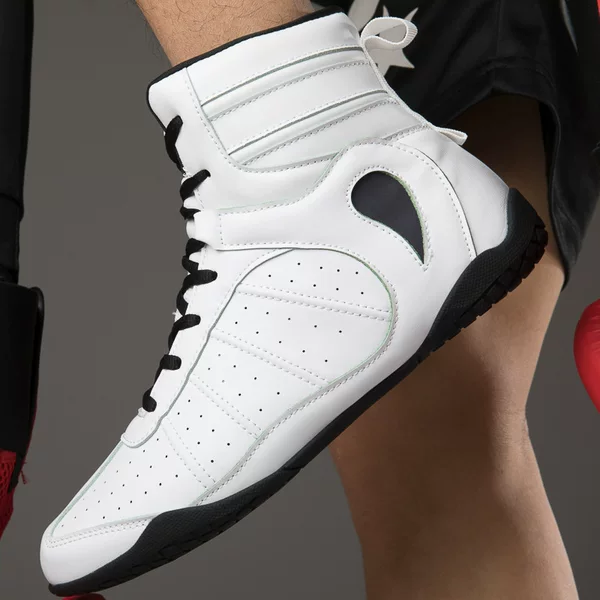 Cross-Border Large Size Men's and Women's Boxing Shoes, Fighting Shoes, Couples' Non-Slip Lightweight Sanda Training Shoes, Fighting Shoes, Professional Competition