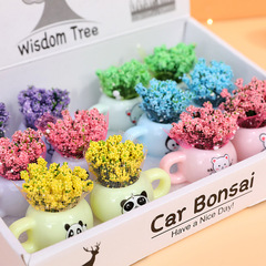 New kettle simulated flower plastic ornaments micro landscape plastic flower pot diy handmade decoration children's toys