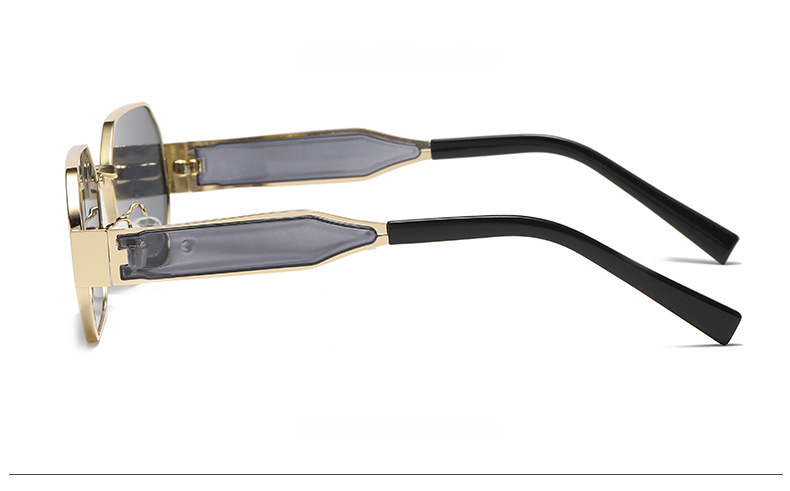 New style small frame wide leg women's sunglasses European and American personality fashion glasses sunglasses female hot girl sunglasses s23007_voghion.com