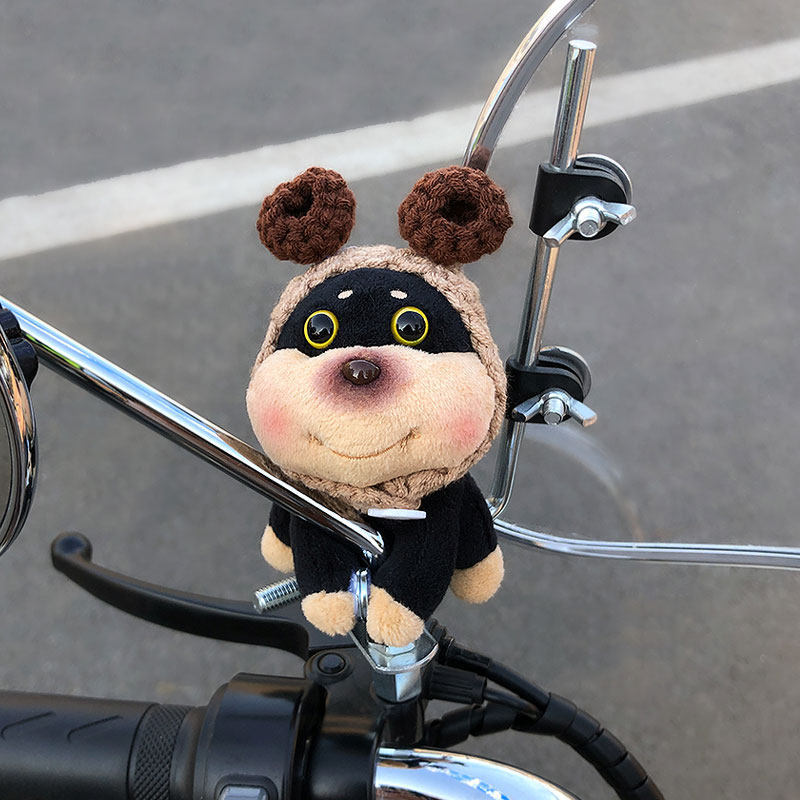 Cute Bee Dog Electric Car Decoration Accessories Battery Car Motorcycle Rearview Mirror Magnetic Doll Pendant for Women Cute Bee Dog Electric Car Decoration Accessories Battery Car Motorcycle Rearview Mirror Magnetic Doll Pendant for Women