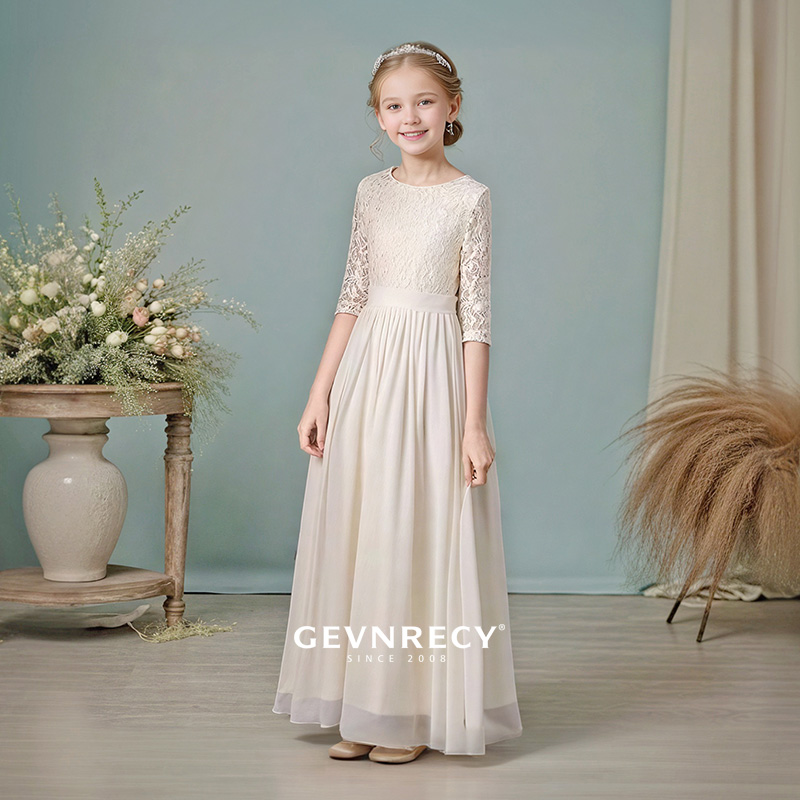GEVNRECY Mädchen Spitzenkleid Luxus Niche Geburtstag Prinzessin Kostüm für Mädchen Klavierauftritt Kleinkind Kinderkleidung (3-7 Jahre)_voghion.com