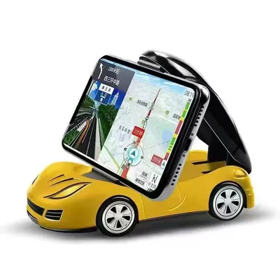 Navigation Car Mobile Phone Holder – Car phone holder - 831-car-model-yellow