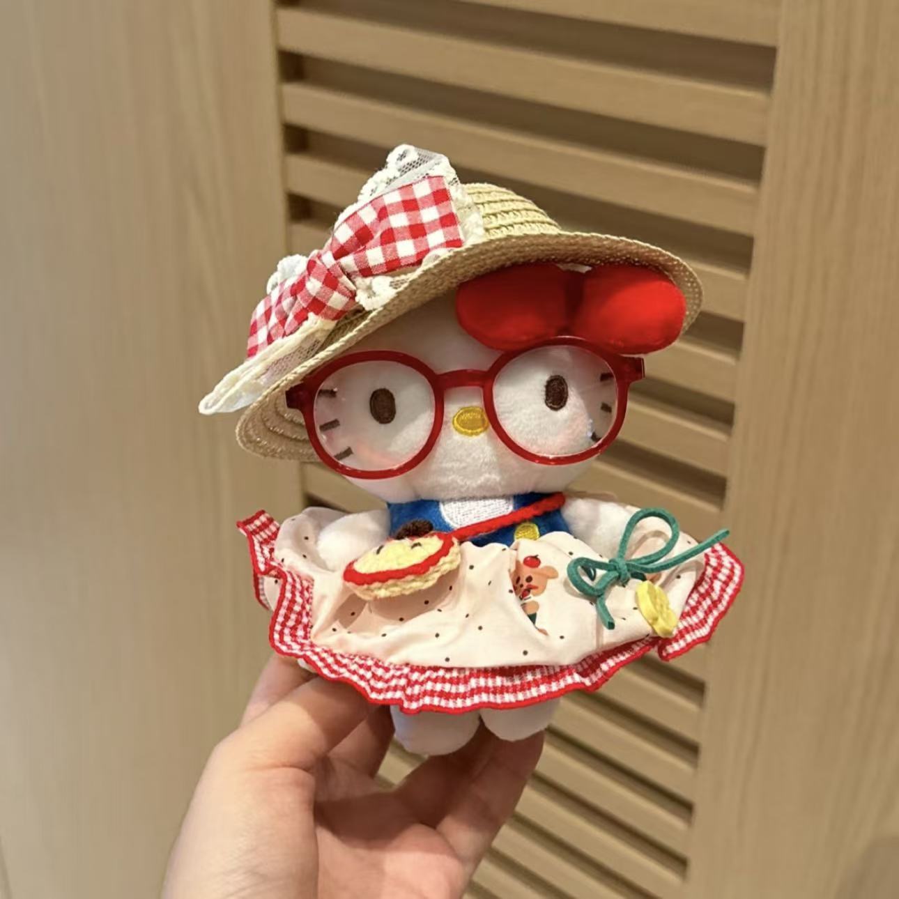 Genuino clásico KT Hello Kitty mochila bolso colgante dibujos animados lindo hellokitty llavero muñeca de felpa mujer