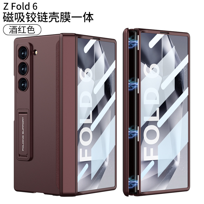 Samsung ZFol6 携帯電話ケース Fold5/4/3 磁気ヒンジオールインクルーシブ w24/w23/w22 シェルフィルムホルダーに適しています。|undefined