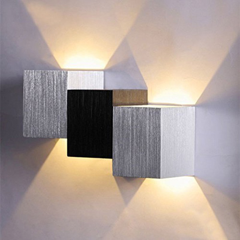 Wholesale Led Aluminum Wall Lamp Bedroom Bedside Lamp Stair Aisle Lamp Living Room Background Wall Decorative Lamp Ladder Wall Lamp