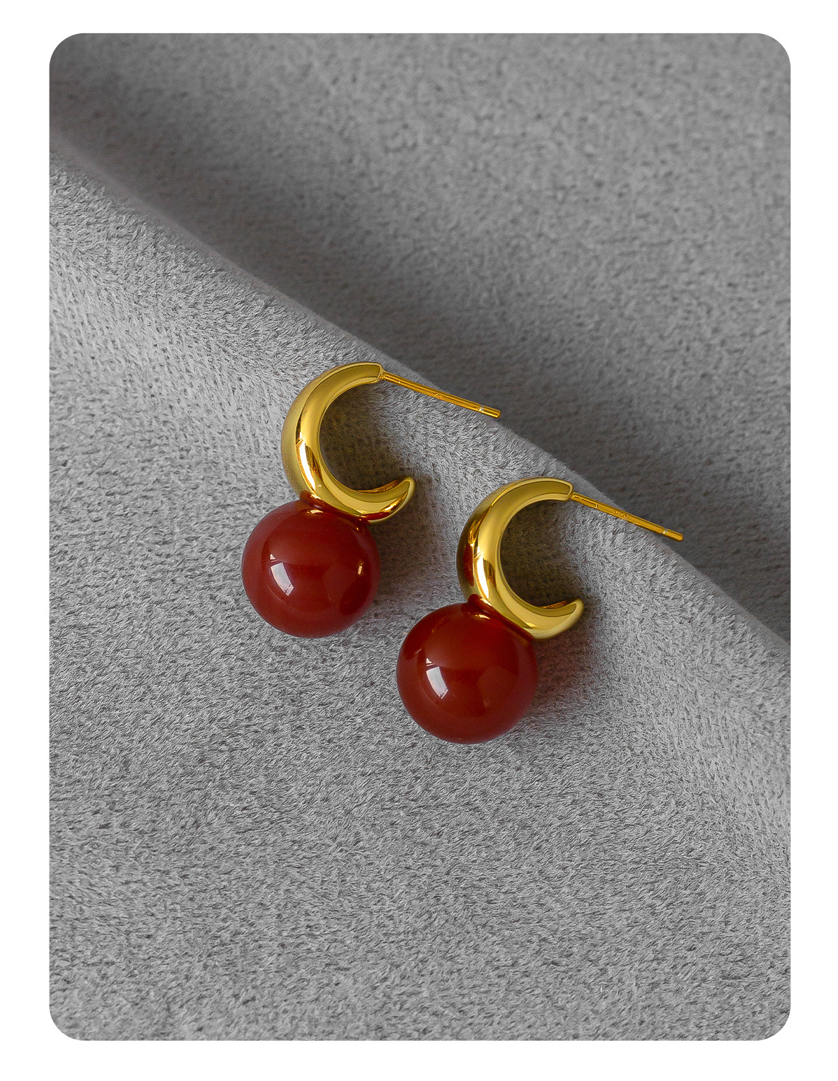 1 Pair Quantity 1 Pair Vintage Style Classic Style Geometric Plating Tiger Eye Brass Ear Studs
