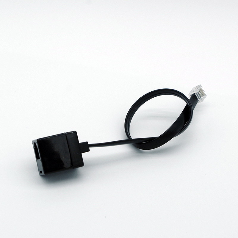 L101 6P6C �绰�߼ӳ�ת��ͷ �绰������������  RJ12�ӳ�ͷ25cm