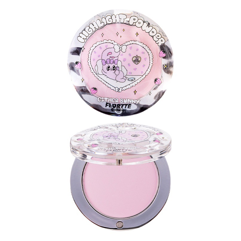 Flortte/Flortte Glass Sea Single Color Highlighting Powder Natural Face Brightening Highlighter Bestseller in Southeast Asia