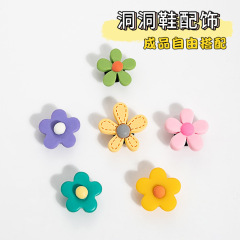 Hole Shoes Accessories DIY Xiaohongshu Instagram Cute Little Flowers DIY Shoe Clips Shoe Flowers Cross Shoe Decorative Clips Accessories