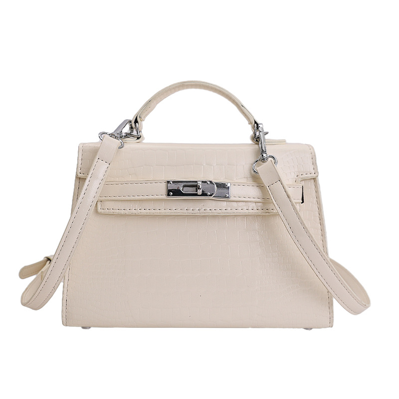 Nicho popular cocodrilo portátil bolso Kelly mujer 2026 nueva moda versátil alta sensación de hombro mochila
