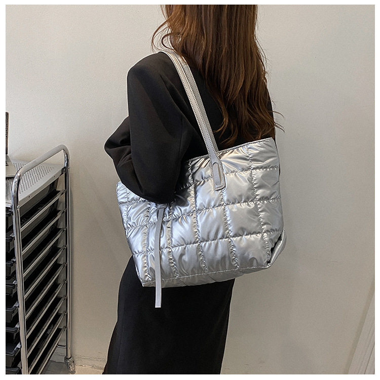 Femmes Grande Automne Hiver Espace Coton Mode Sac À Main display picture 1