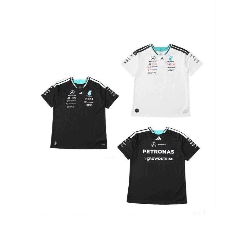 Summer 26 Collaboration with Mercedes Amg F1 Team Quick-Dry Printed Short-Sleeve Men's Trendy Brand Round-Neck Loose T-Shirt Summer 26 Collaboration with Mercedes Amg F1 Team Quick-Dry Printed Short-Sleeve Men's Trendy Brand Round-Neck Loose T-Shirt